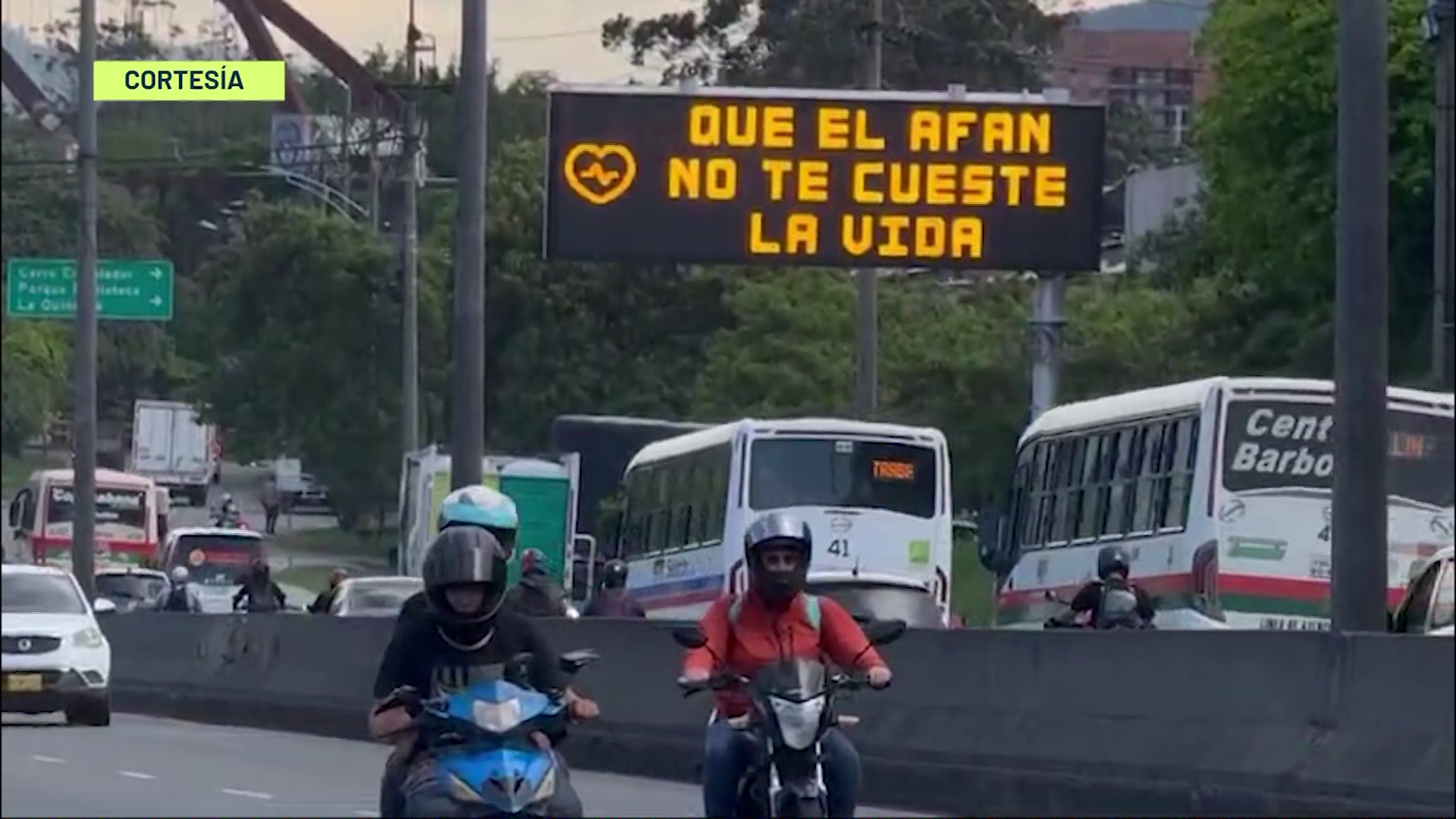 Activan paneles de movilidad en Medellín