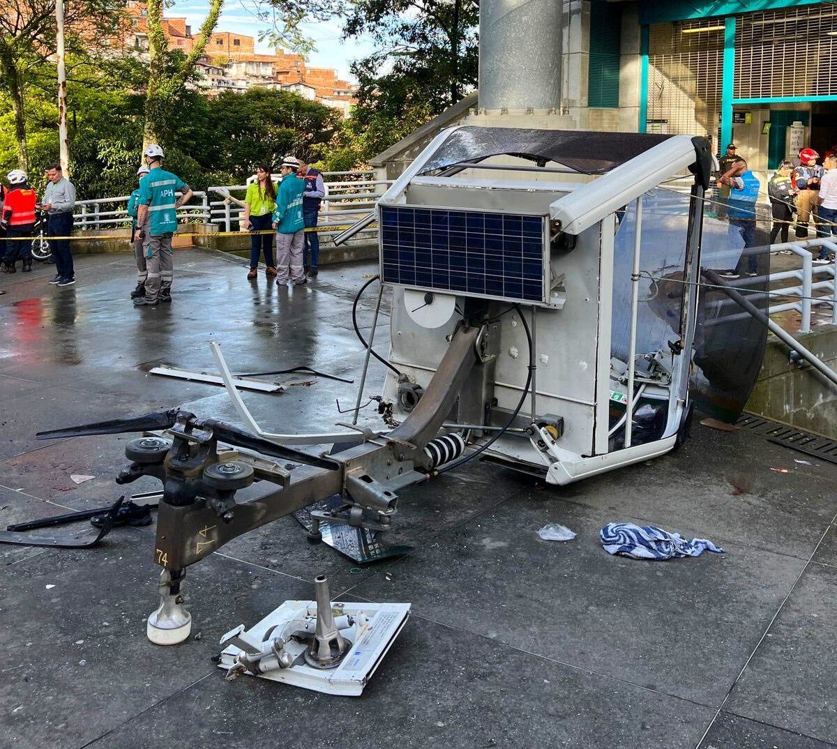 Accidente en Metrocable de Medellín deja una persona fallecida