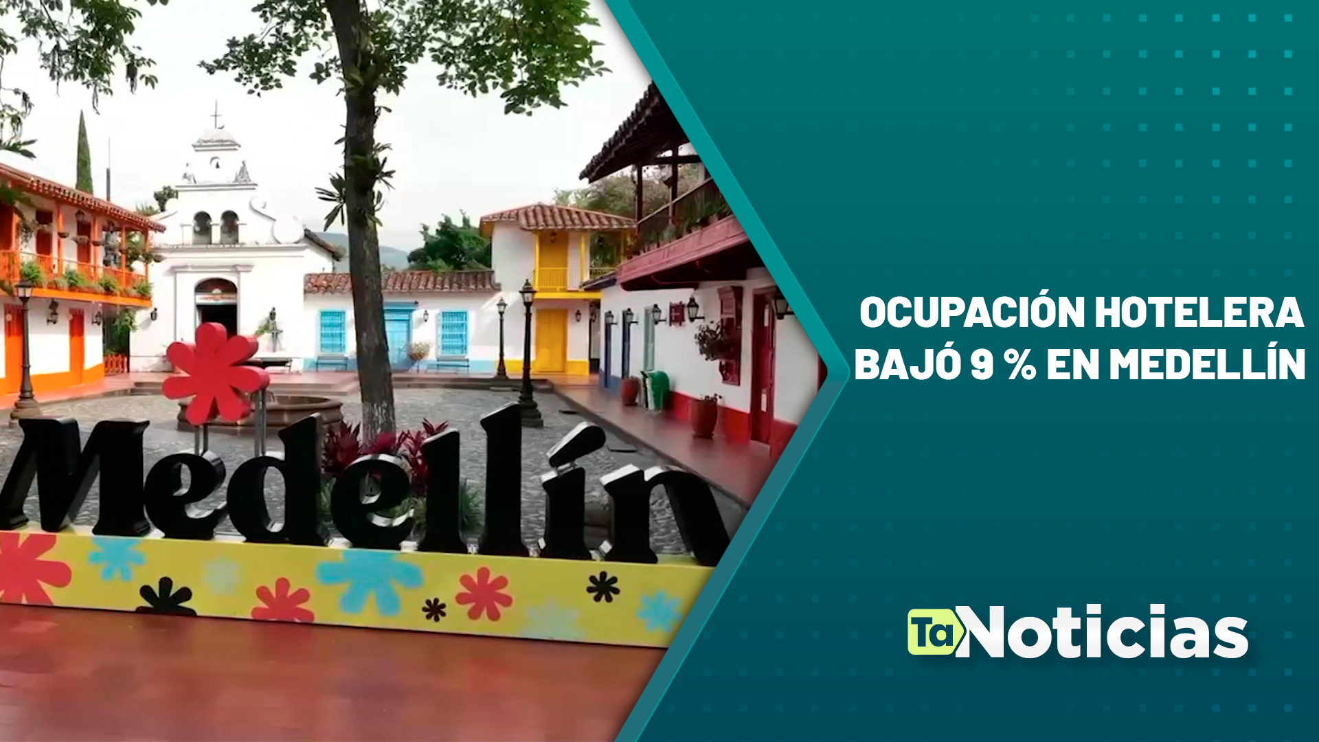 Ocupación hotelera bajó 9 % en Medellín