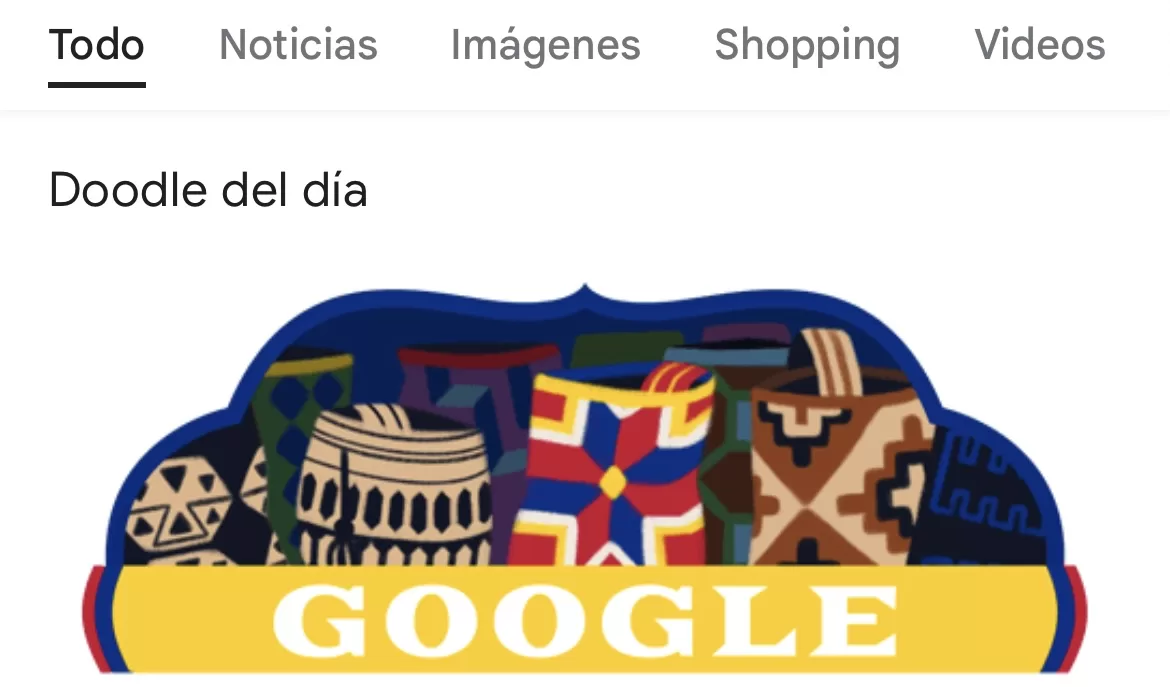 Doodle de Google en homenaje a la Independencia de Colombia