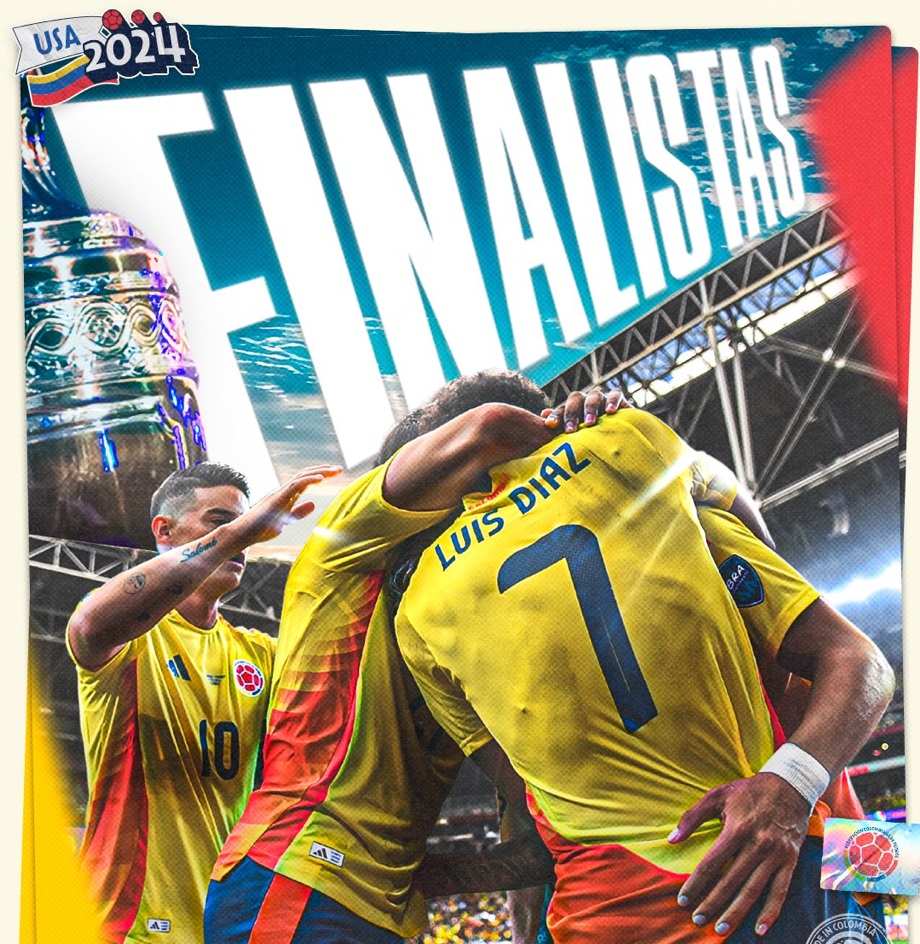 La Selección Colombia vuelve a una final de Copa América después de 23 años