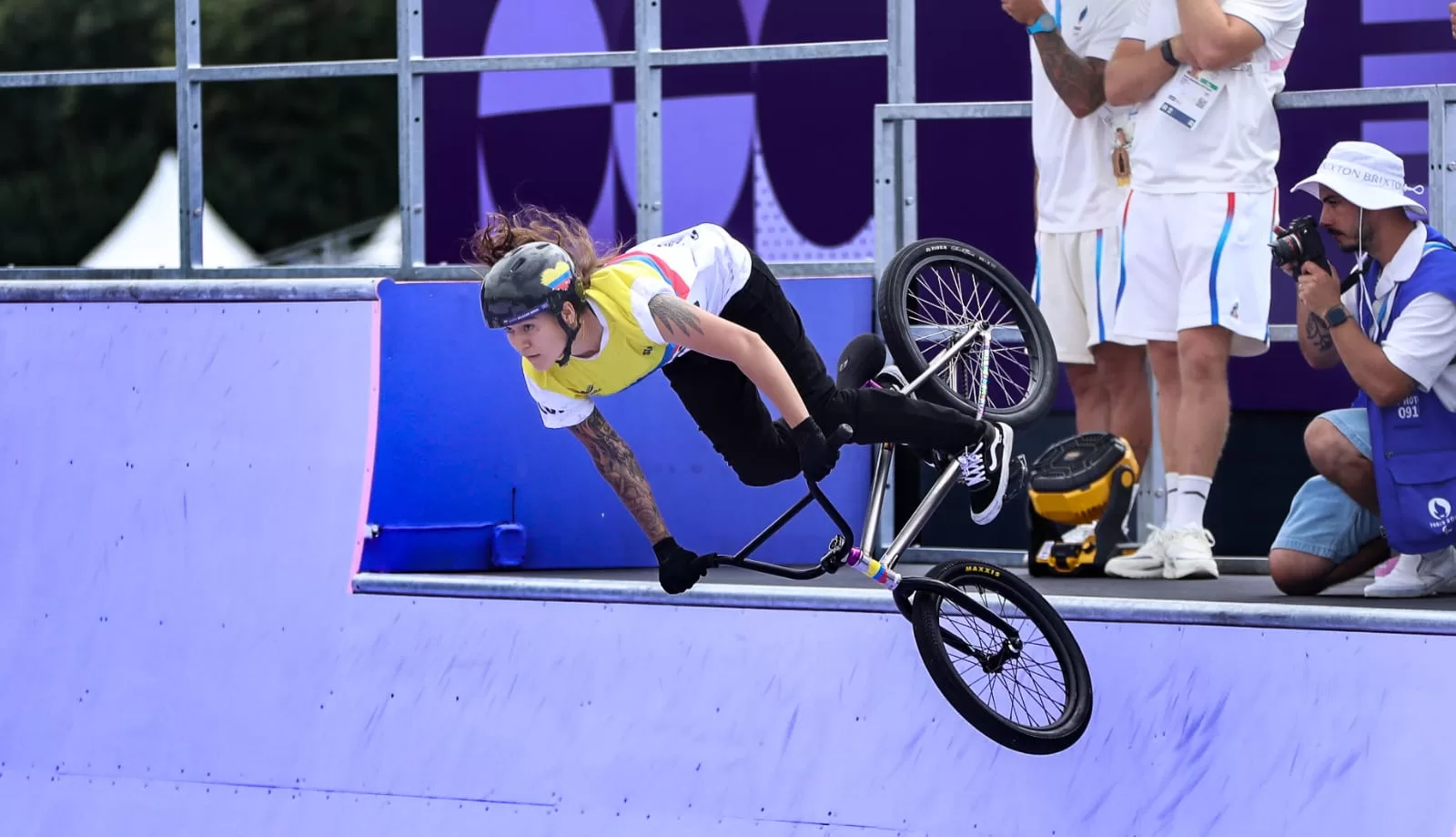 Queen Saray Villegas, triunfa en el BMX Freestyle olímpico