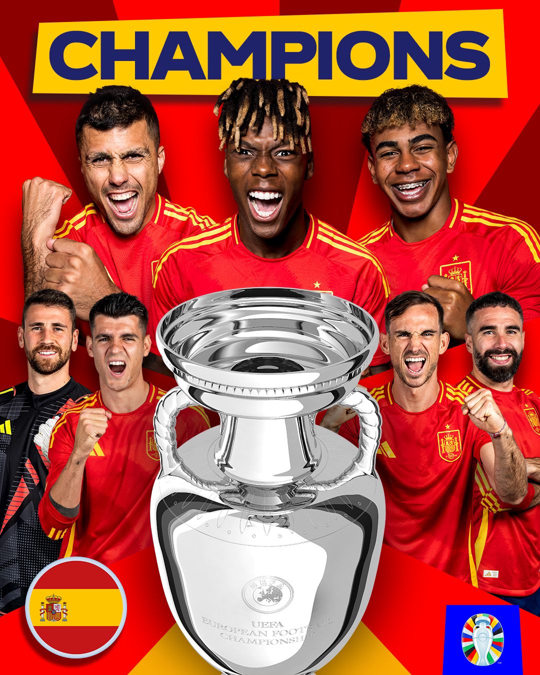 Nuevo ‘Rey’, España campeón de la Eurocopa