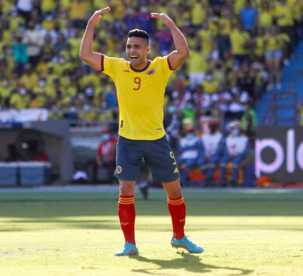 Radamel Falcao García es el goleador histórico de la Selección Colombia con 36 anotaciones en 105 partidos vestido de amarillo, azul y rojo. Foto cortesía: AFP