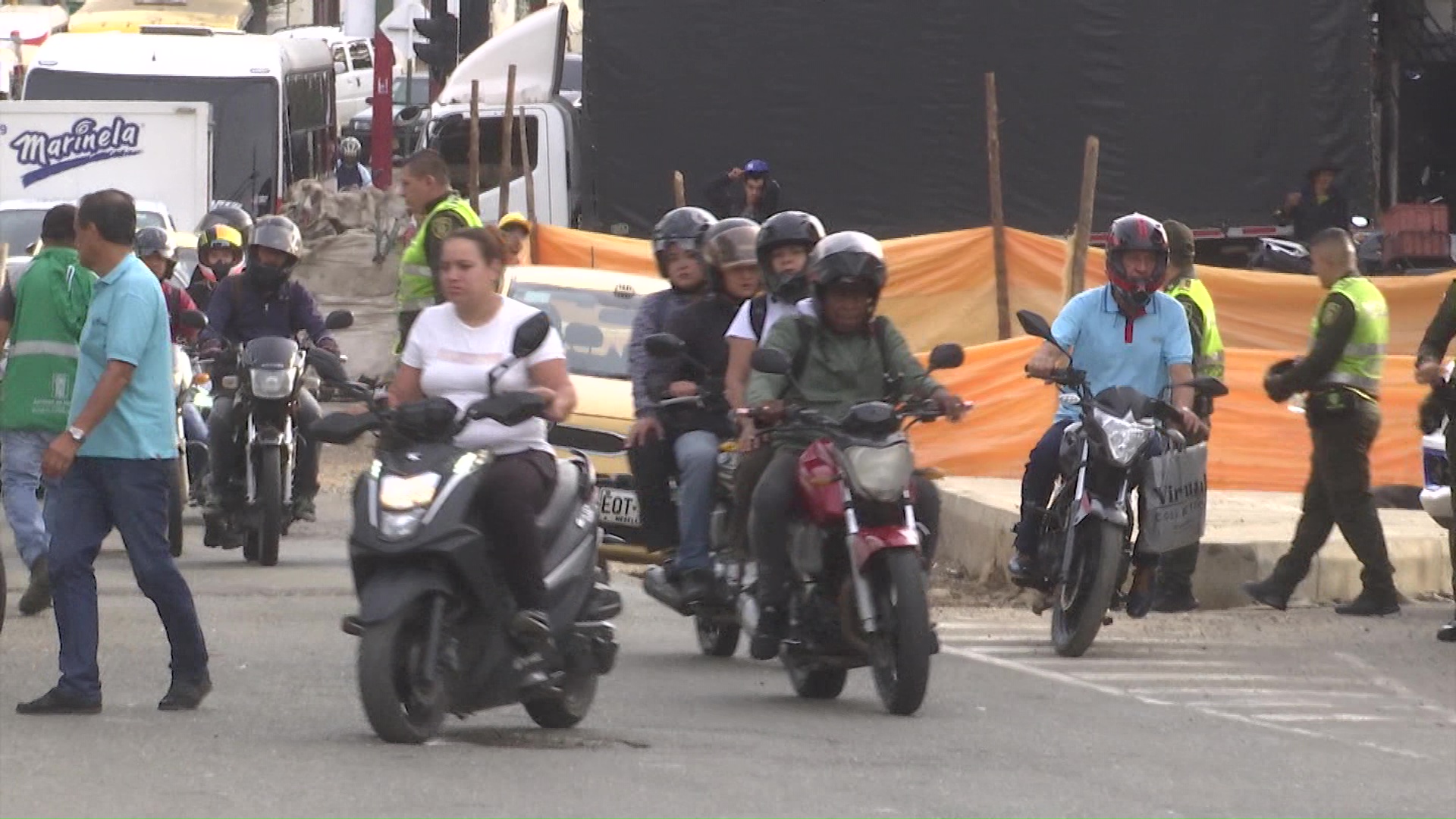 Motociclistas incumplen normas sobre chaleco