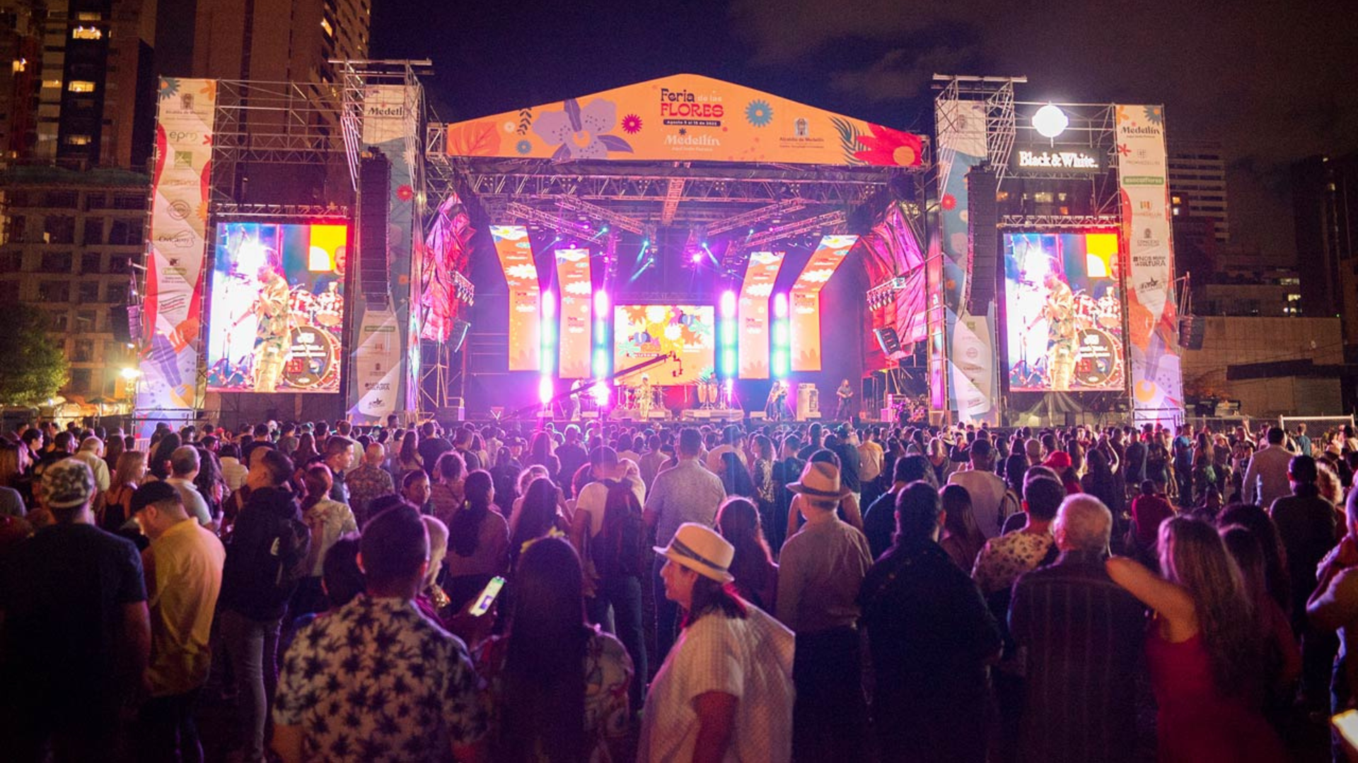 Antioquia vibrará esta noche con un concierto gratuito en el Parque Cultural Nocturno. Foto: Alcaldía de Medellín.