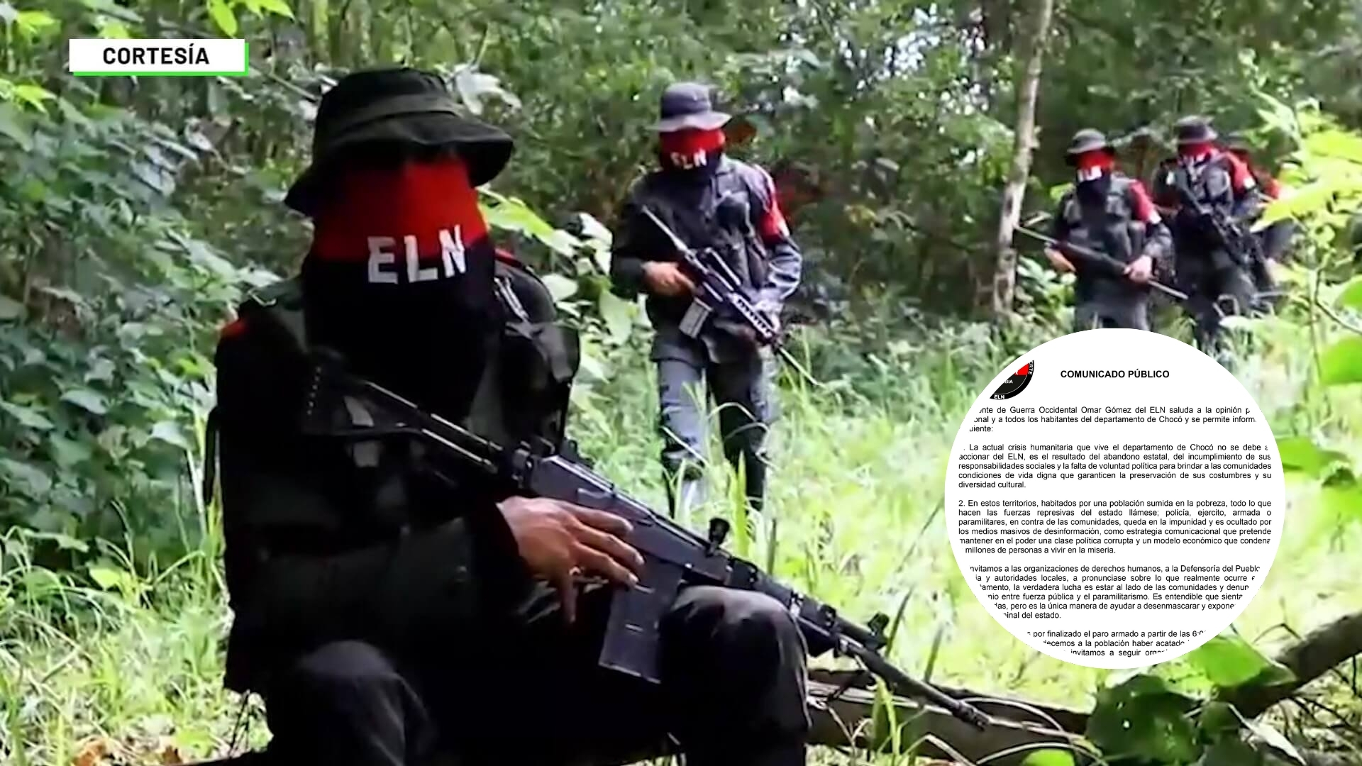 ELN anunció que levantó paro armado en Chocó que llevaba una semana