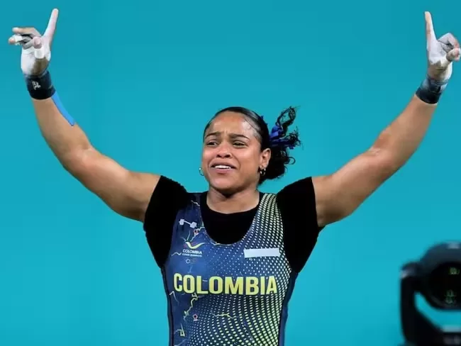 La pesista Mari Leivis Sánchez gana medalla de plata en los Juegos Olímpicos París 2024