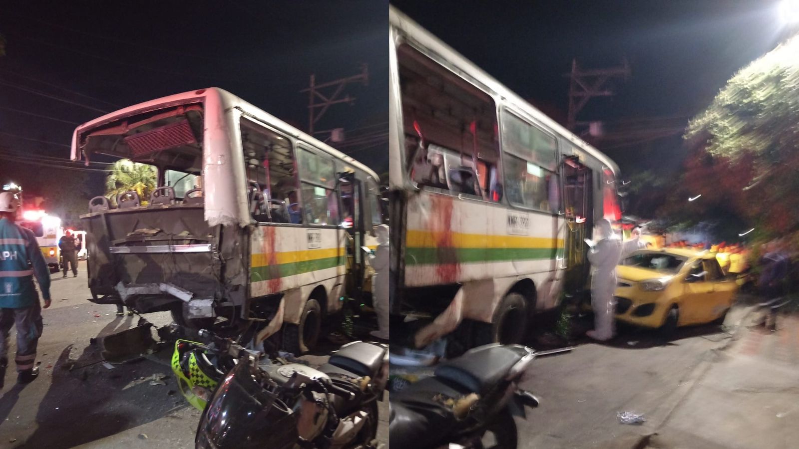 Accidente entre dos buses deja varios heridos y un fallecido en Medellín