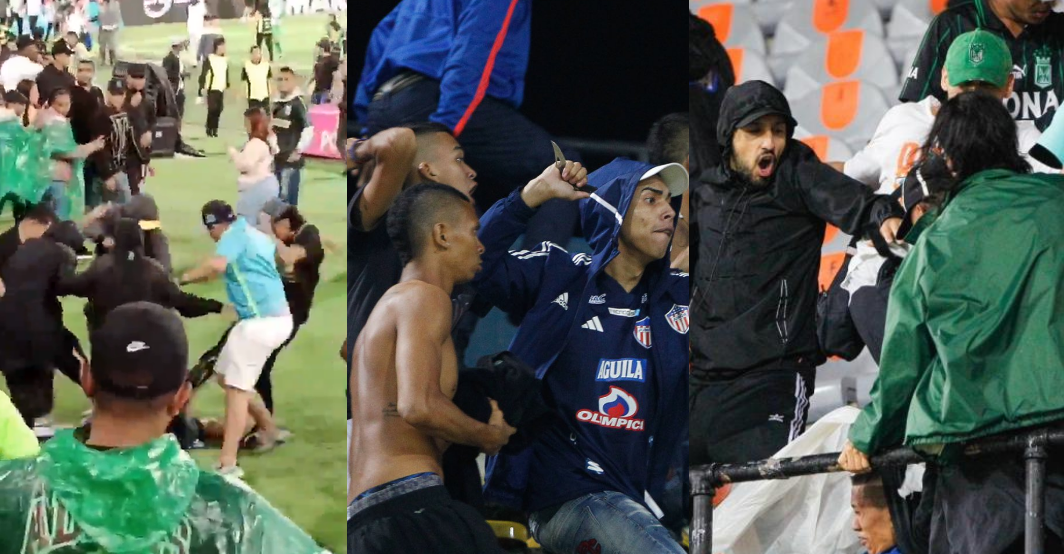 Cinco videos que servirían de prueba para judicializar a hinchas del Junior y Nacional