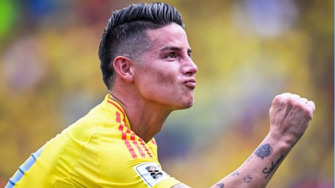 ¡Revancha! Colombia le gana a Argentina 2-1 y James rompe récord