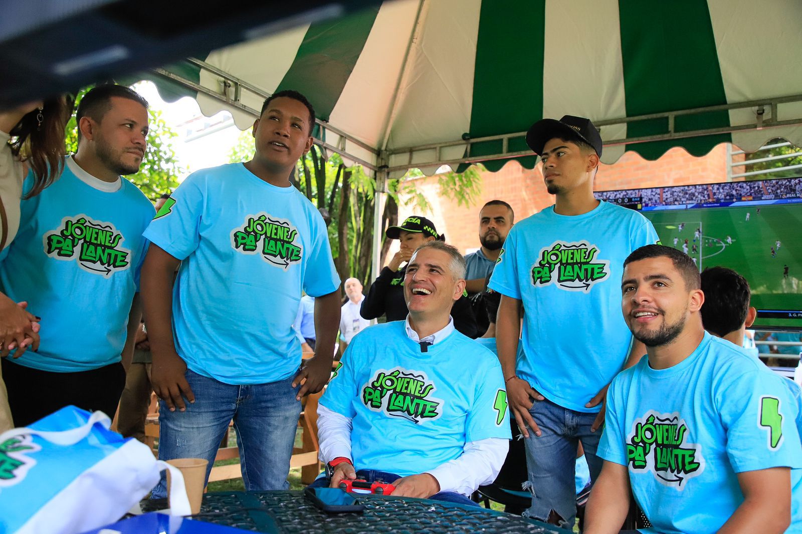 Jovenes pa lante programa de la gobernación de Antioquia para prevenir consumo de drogas y delitos