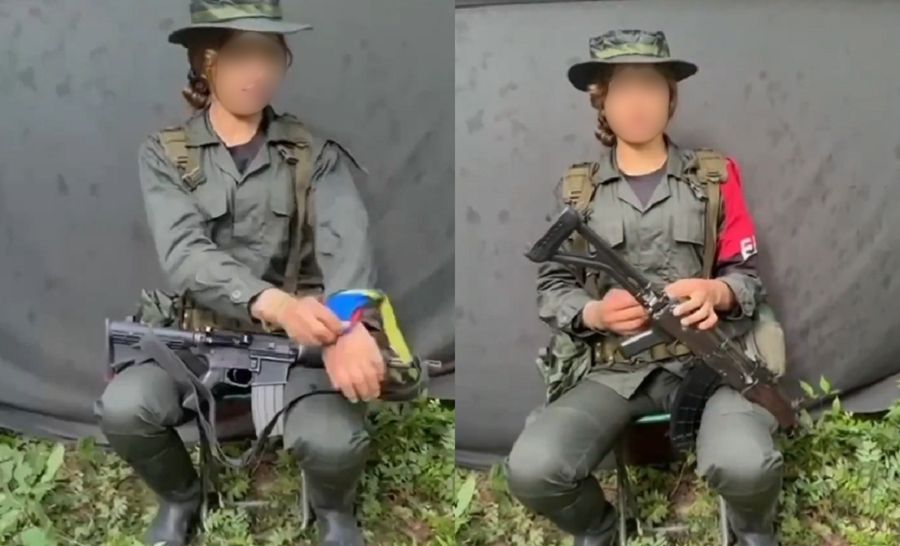 Video: usan joven mujer para convencer a disidentes de las Farc que se pasen al ELN  