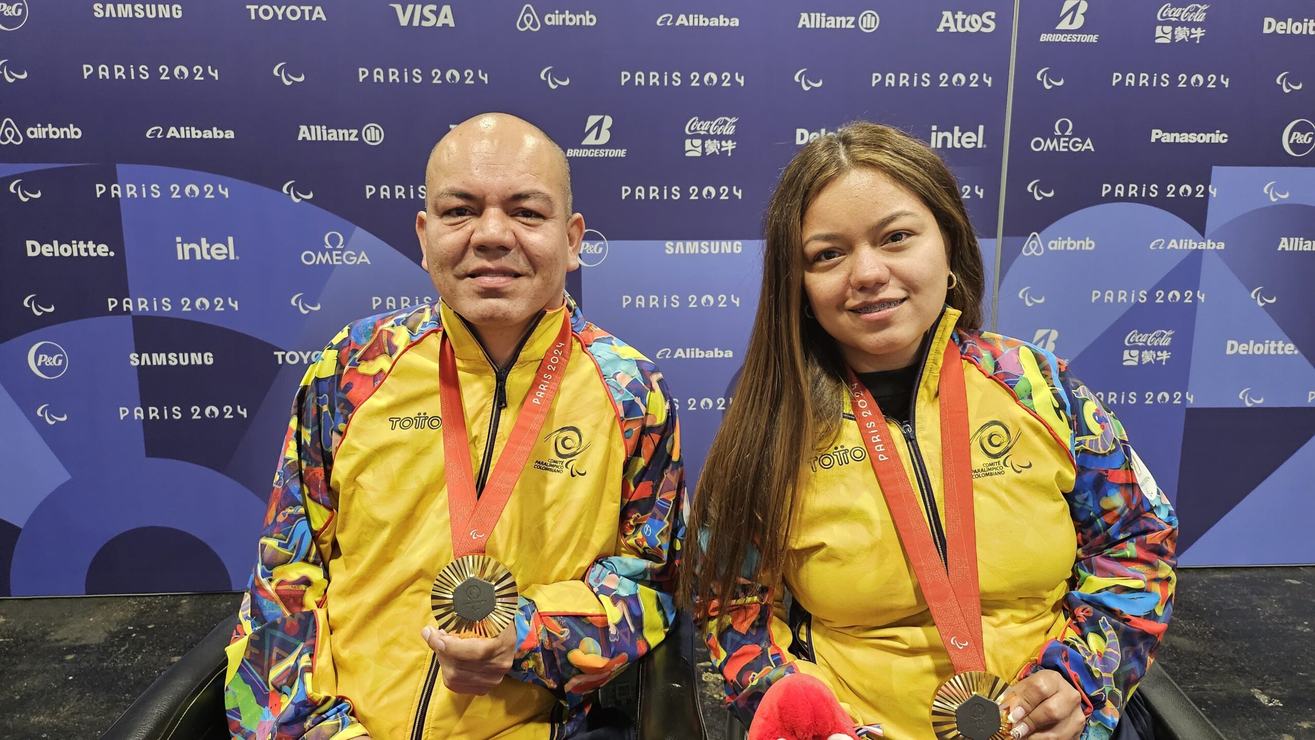 Gracias a Edilson y Leidy, por primera vez Colombia consiguió en Boccia medalla de oro. En los Olímpicos de París, el país suma en total 5 doradas, superando las tres conseguidas en Tokio 2020. Foto cortesía: Comité Paralímpico Colombiano.