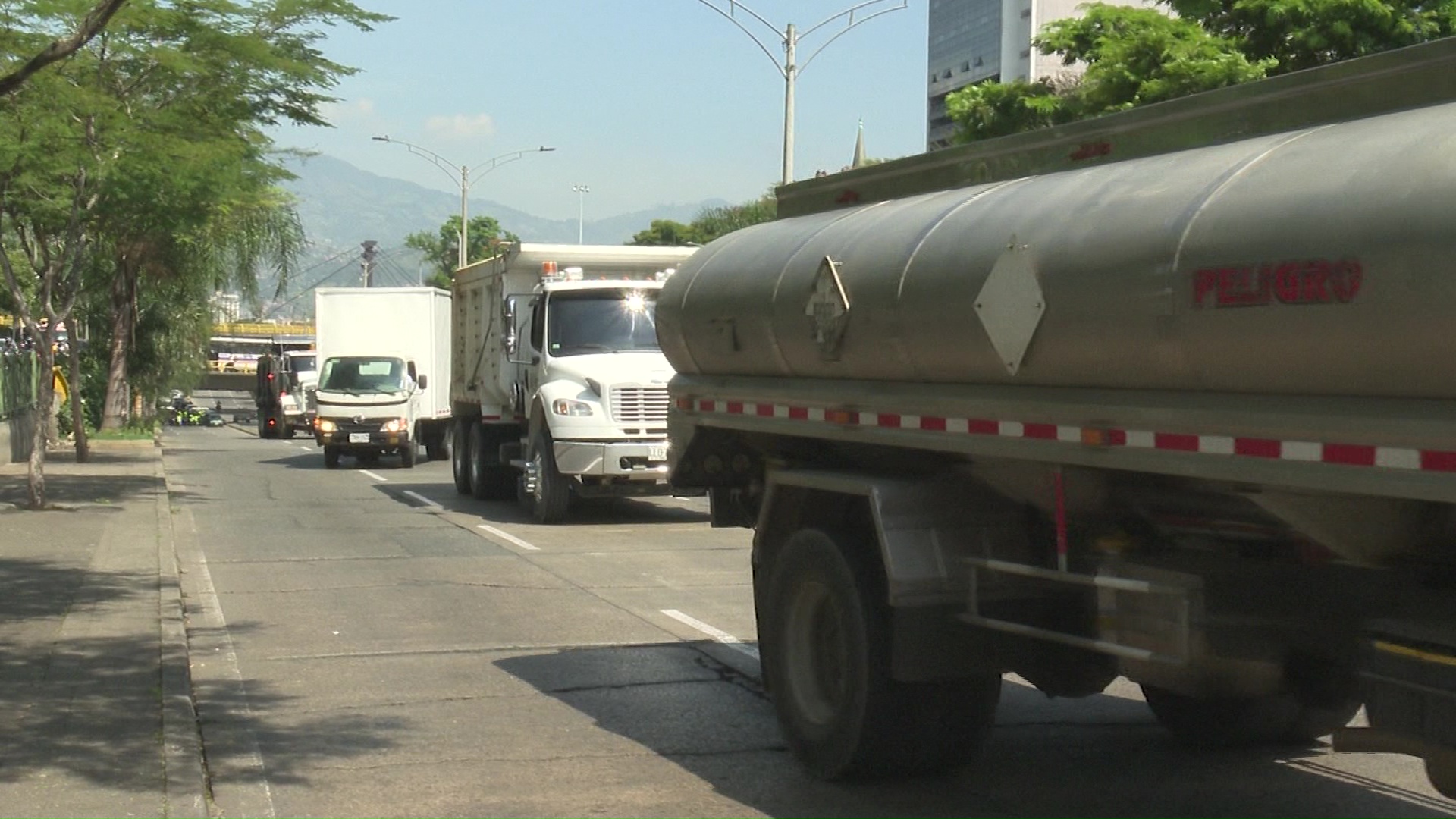 Afectaciones por el paro camionero en Colombia