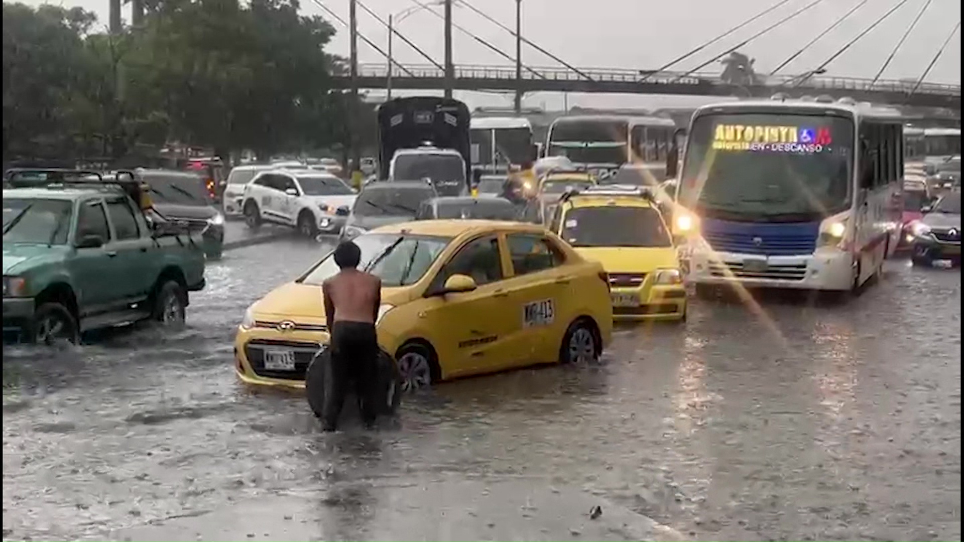 Fuertes lluvias dejan varias afectaciones en Antioquia