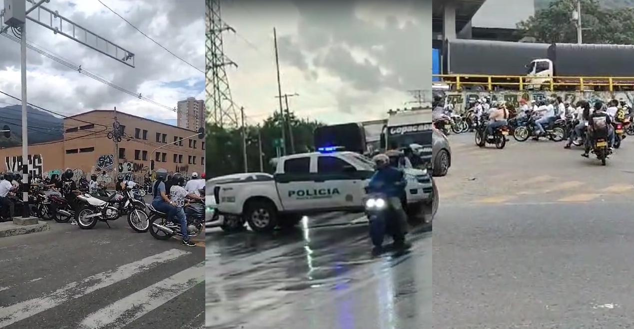 Cortejo fúnebre en Bello terminó en balacera y en caos vehicular, hay dos detenidos