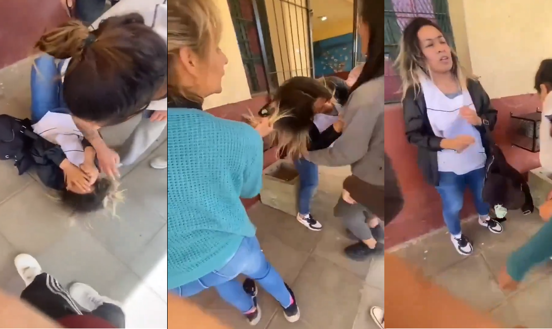 Golpean a profesora en Argentina