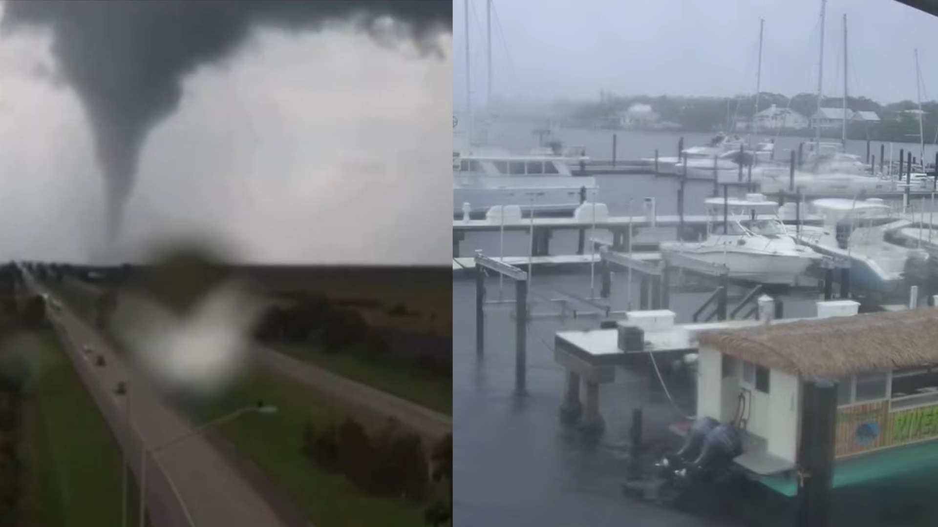 El Huracán Milton, aunque se dirige a Florida, podría generar perturbaciones meteorológicas en Colombia. Fotos: Screenshot Alerta Mundial y Fox 9 Minneapolis