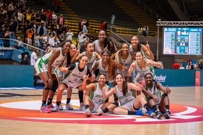 Por segundo año consecutivo, Indeportes Antioquia es el representante colombiano en La Liga de las Américas de baloncesto femenino. Cortesía foto: fiba.basketball