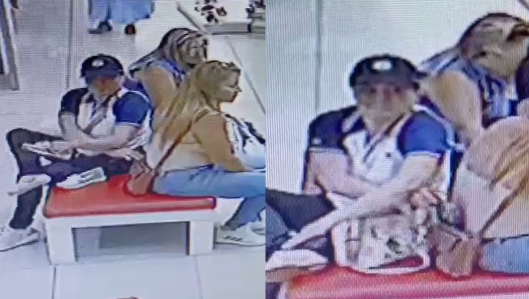 Captada en video ladrona de celulares en almacén de zapatos del centro de Medellín