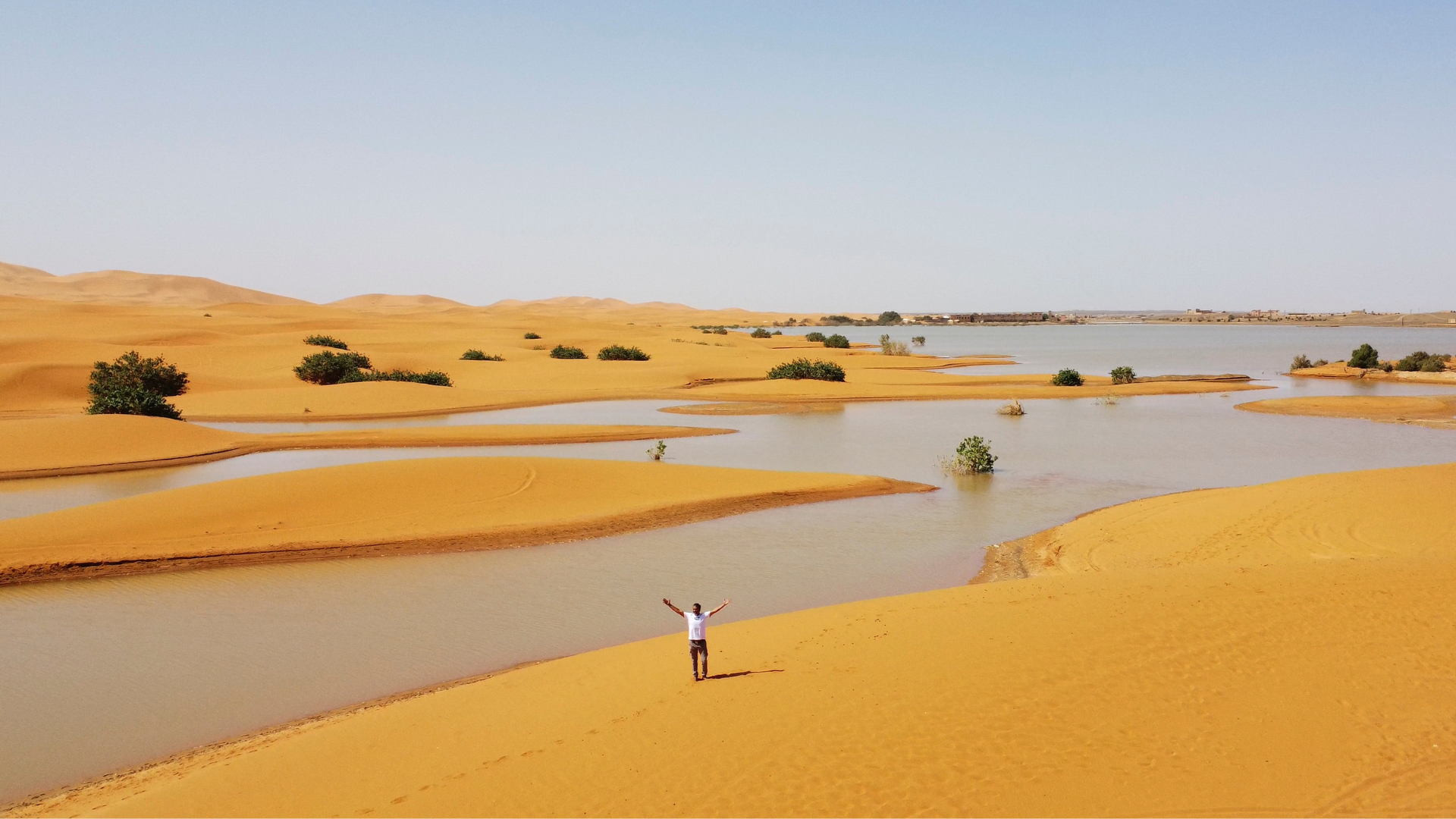 FOTOS: ¡Increíble! Se inundó el desierto del Sahara