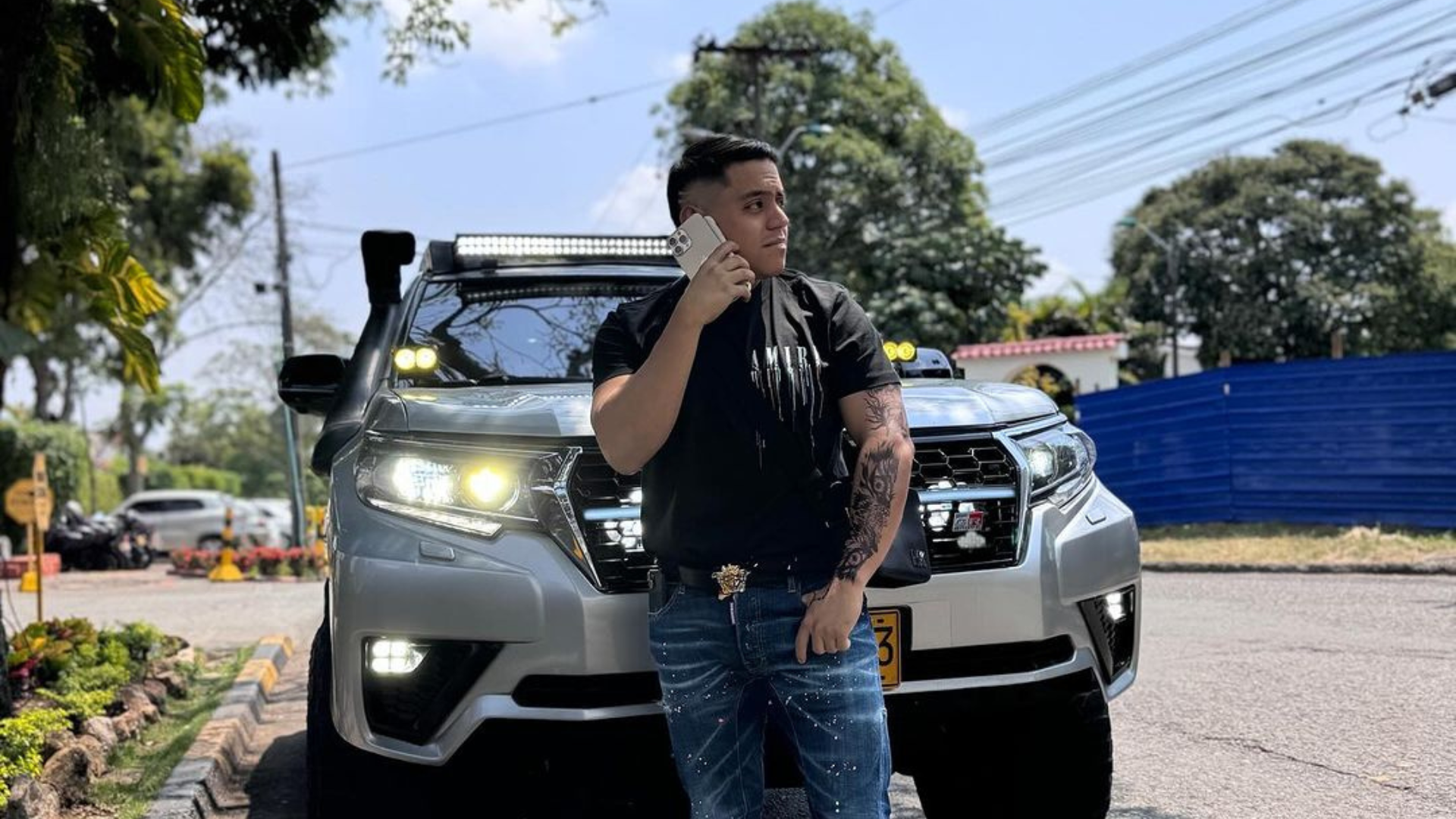 Cali: Le robaron la camioneta al influencer «El Mindo» y así la encontraron