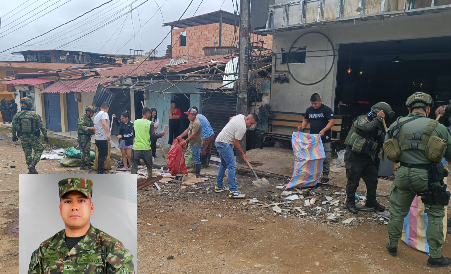 Atentado con motocicleta bomba en el plateado cauca