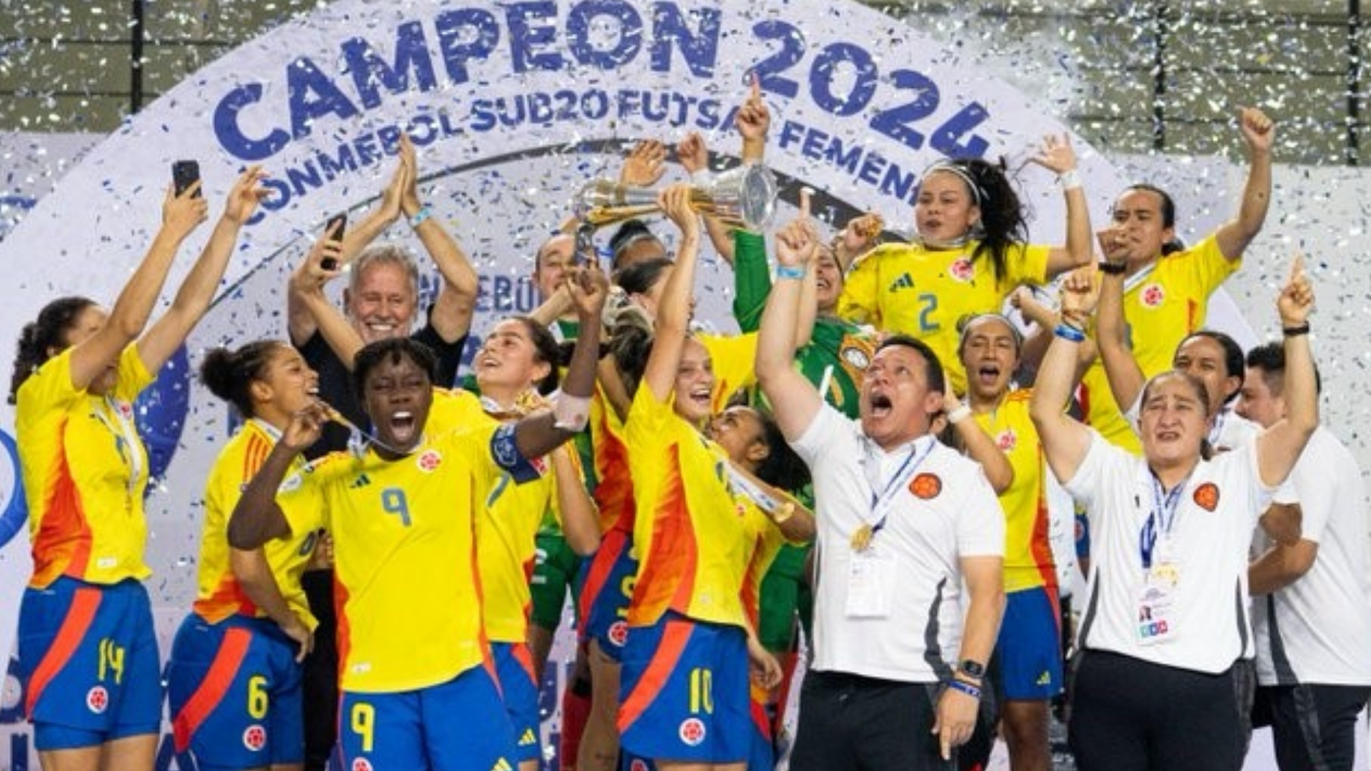 Histórico título Sudamericano de la Selección Colombia femenina sub-20 de Futsal en Paraguay