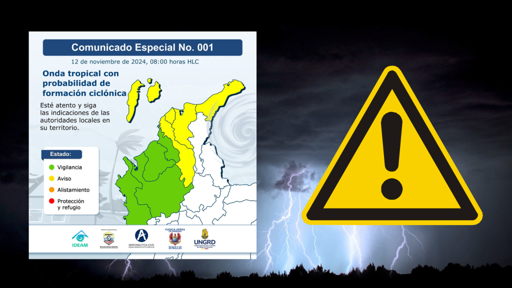 Nueva alerta de tormenta en Colombia afectaría a Antioquia