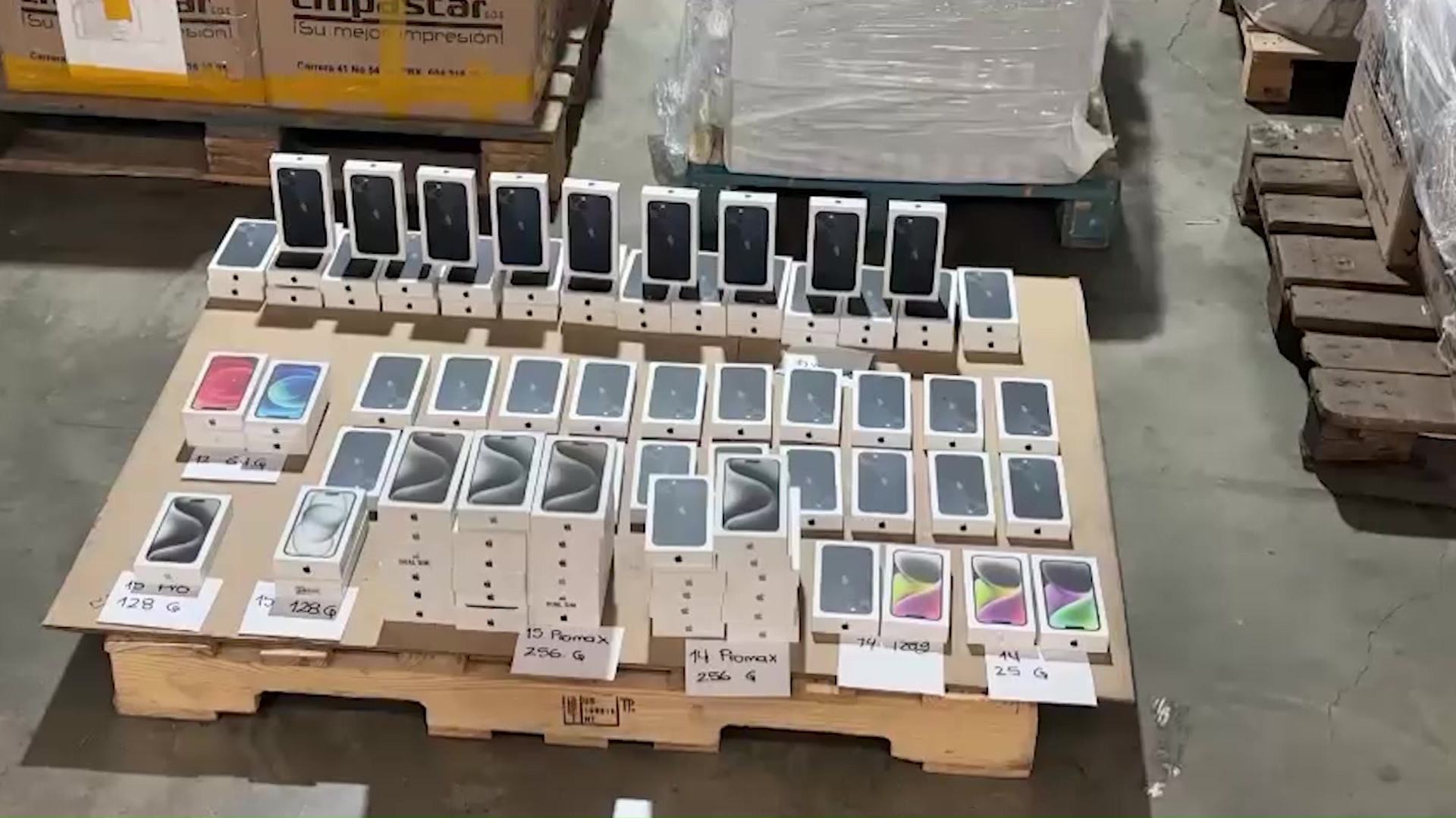 More than 2,000 technological devices valued at 4,000 million are seized in Medellín