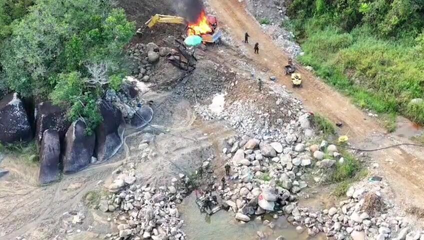 Desmantelan unidad minera ilícita en Antioquia: daño ambiental por 40 años