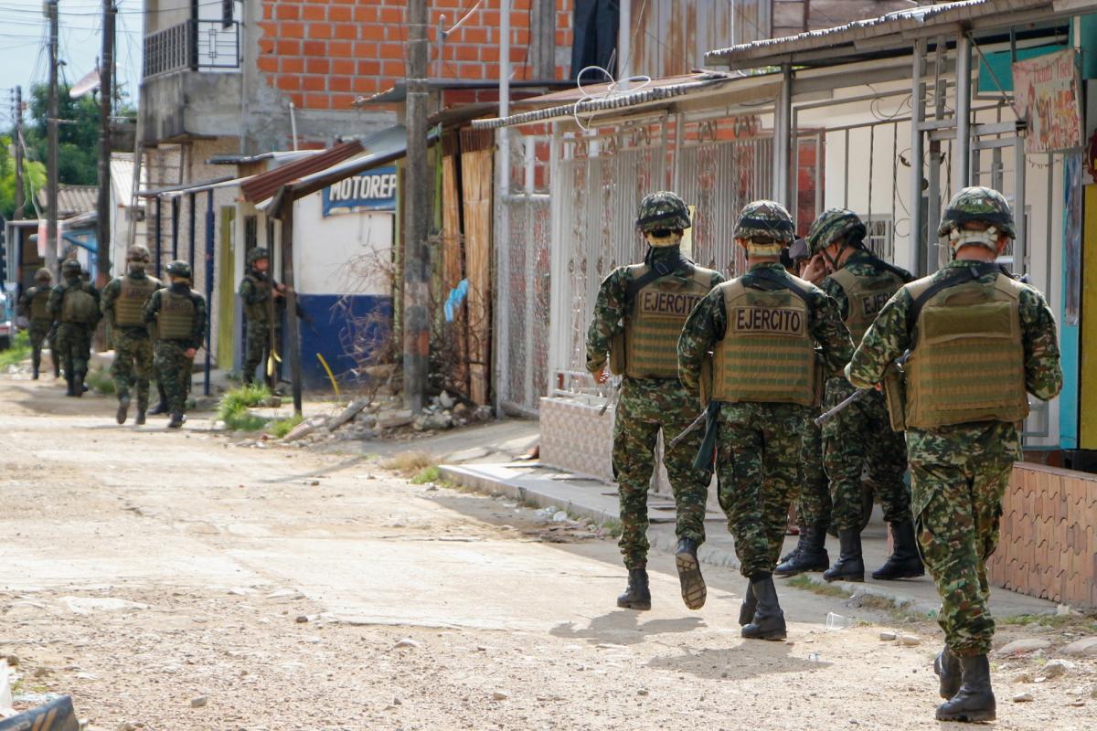 Miembros del Ejército.