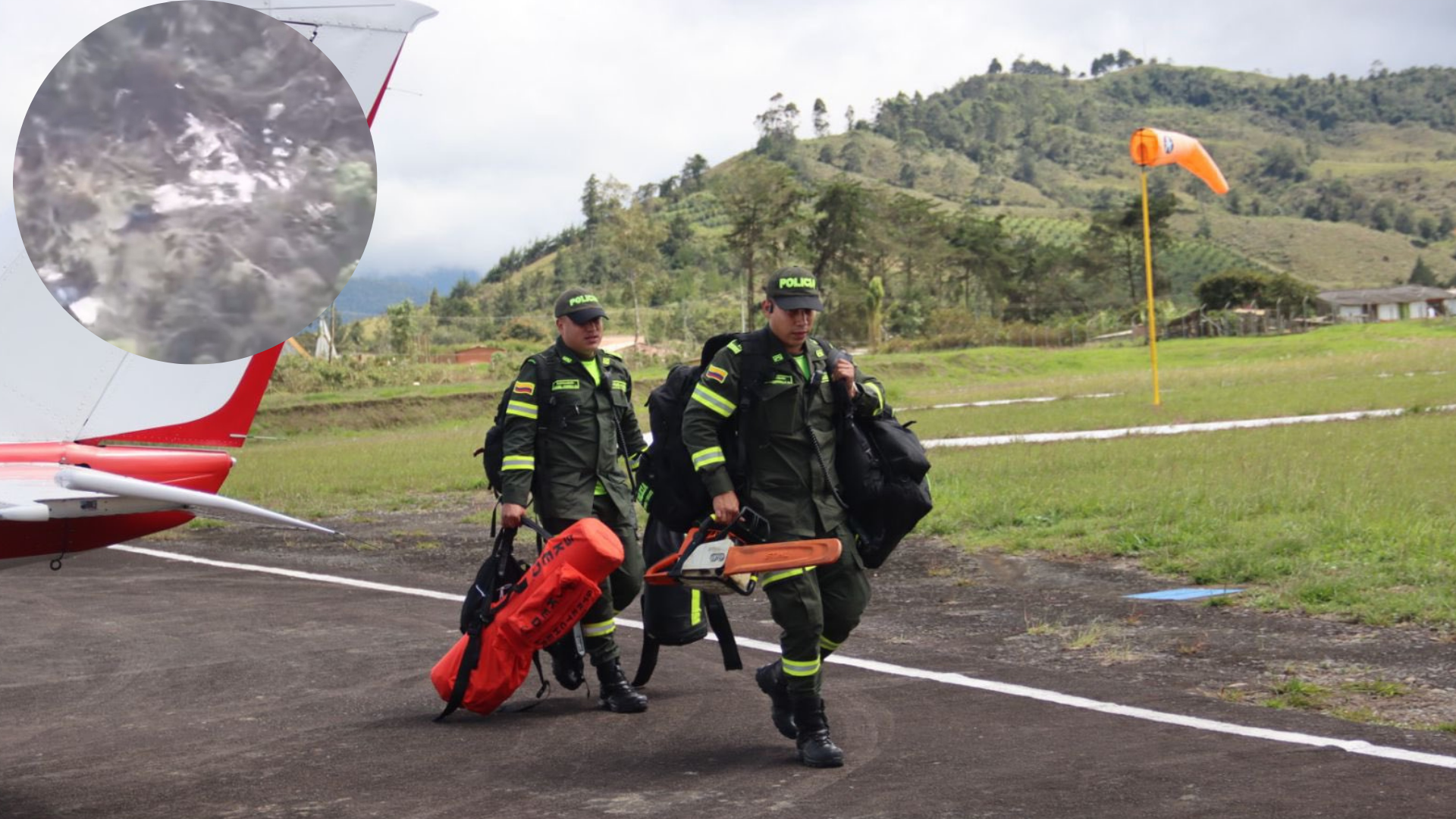 En video: confirman identificación de avioneta desaparecida