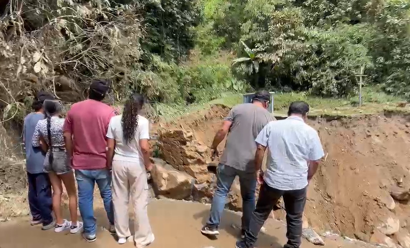 Puentes afectados en Cocorná