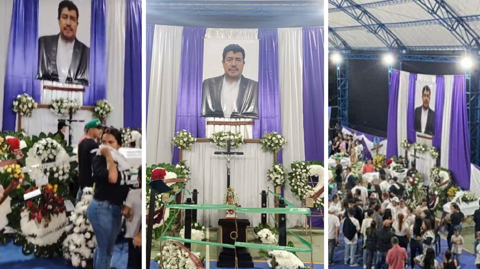 Altar y honras fúnebres de alias Terror en escenario deportivo no tenían autorización