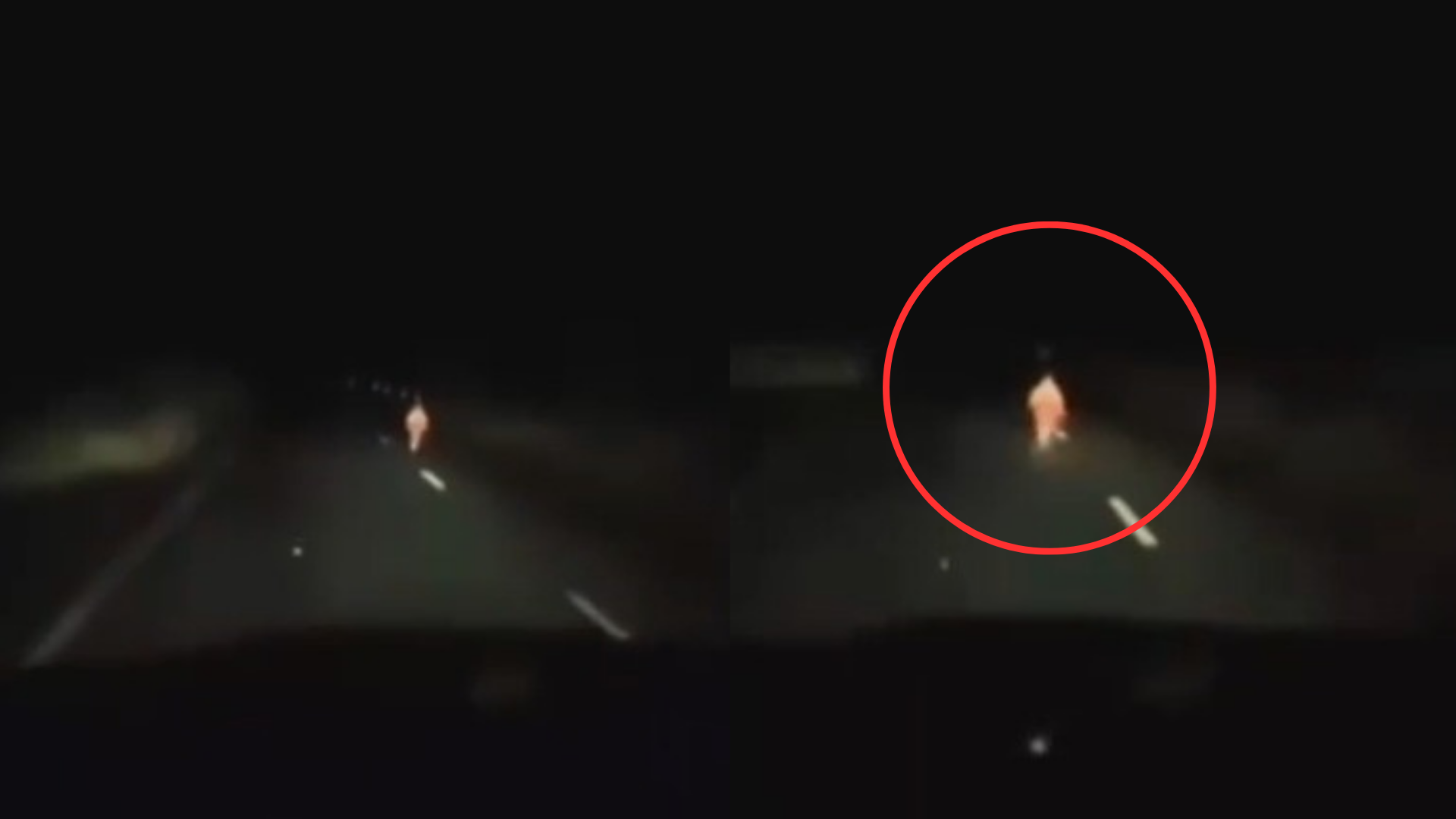 ¡Escalofriante! Video capta aterradora figura en carretera de México: ¿fantasma o engaño?