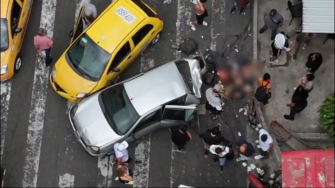 Accidente de tránsito deja menor de edad muerto en Medellín