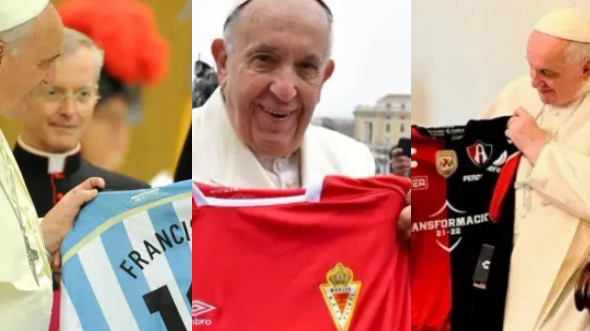 El Papa Francisco, seguidor de San Lorenzo, ha acumulado una impresionante colección de camisetas de fútbol durante sus 12 años en el Vaticano.