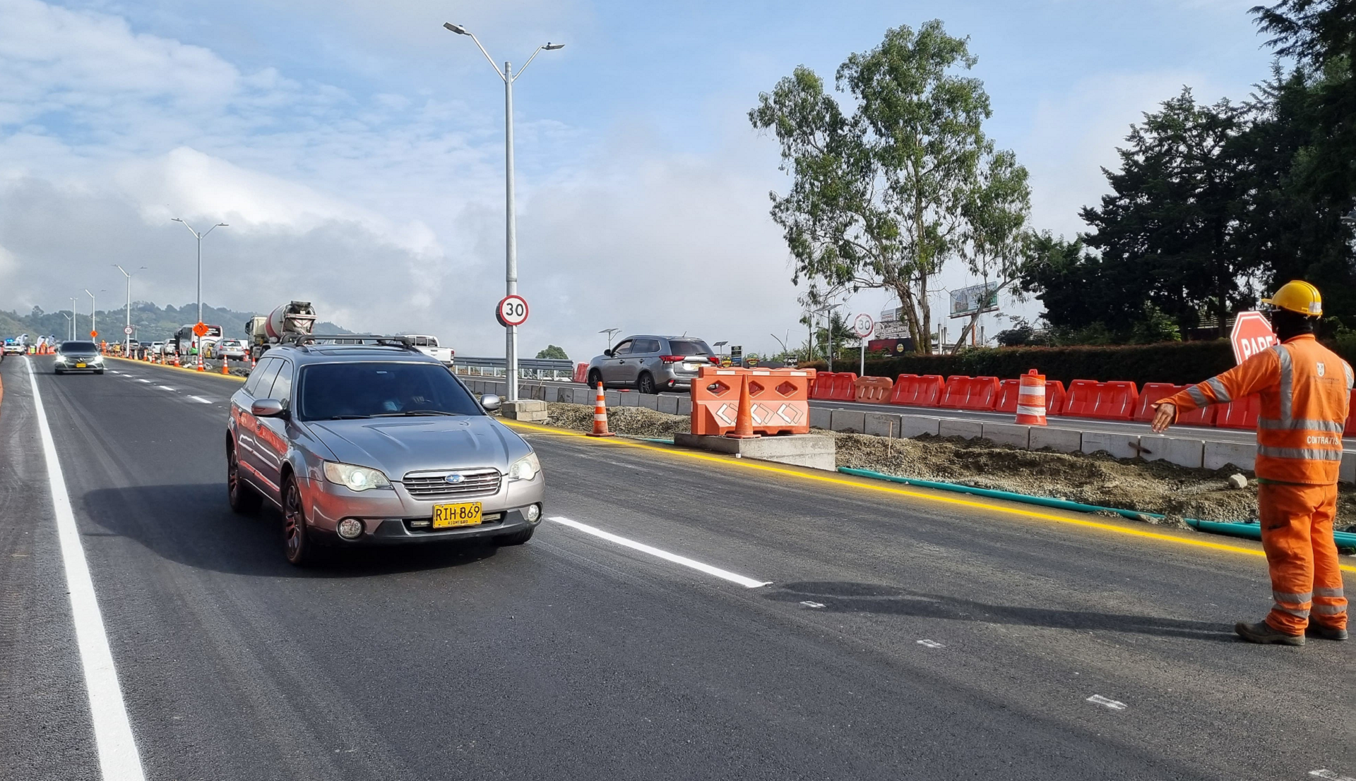 Este es el tramo del intercambio vial del Aeropuerto José María Córdova que entró en operación