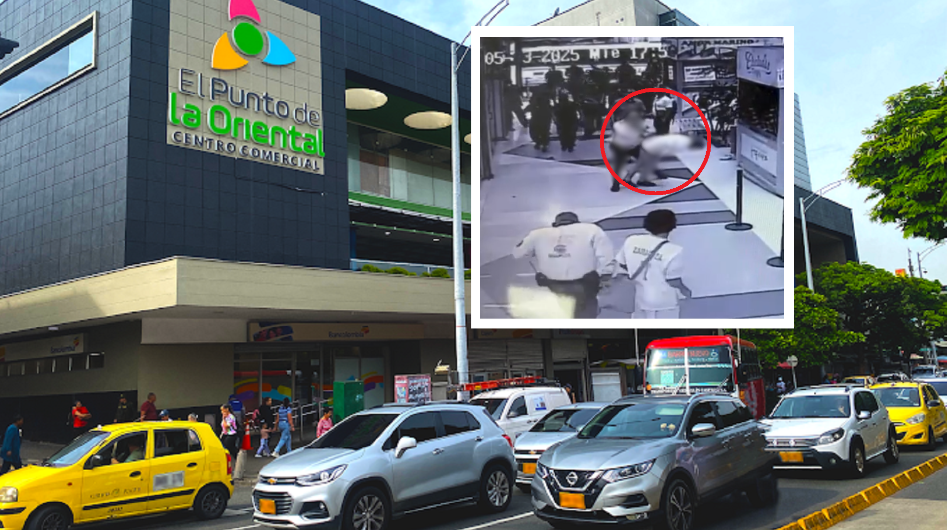 Filtran el video del momento exacto en que vigilante dispara a hombre en centro comercial de Medellín_1