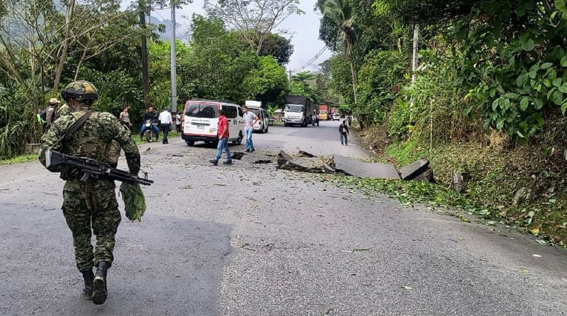 Un ganadero y un supuesto miembro del Clan del Golfo murieron tras enfrentamientos en Valdivia