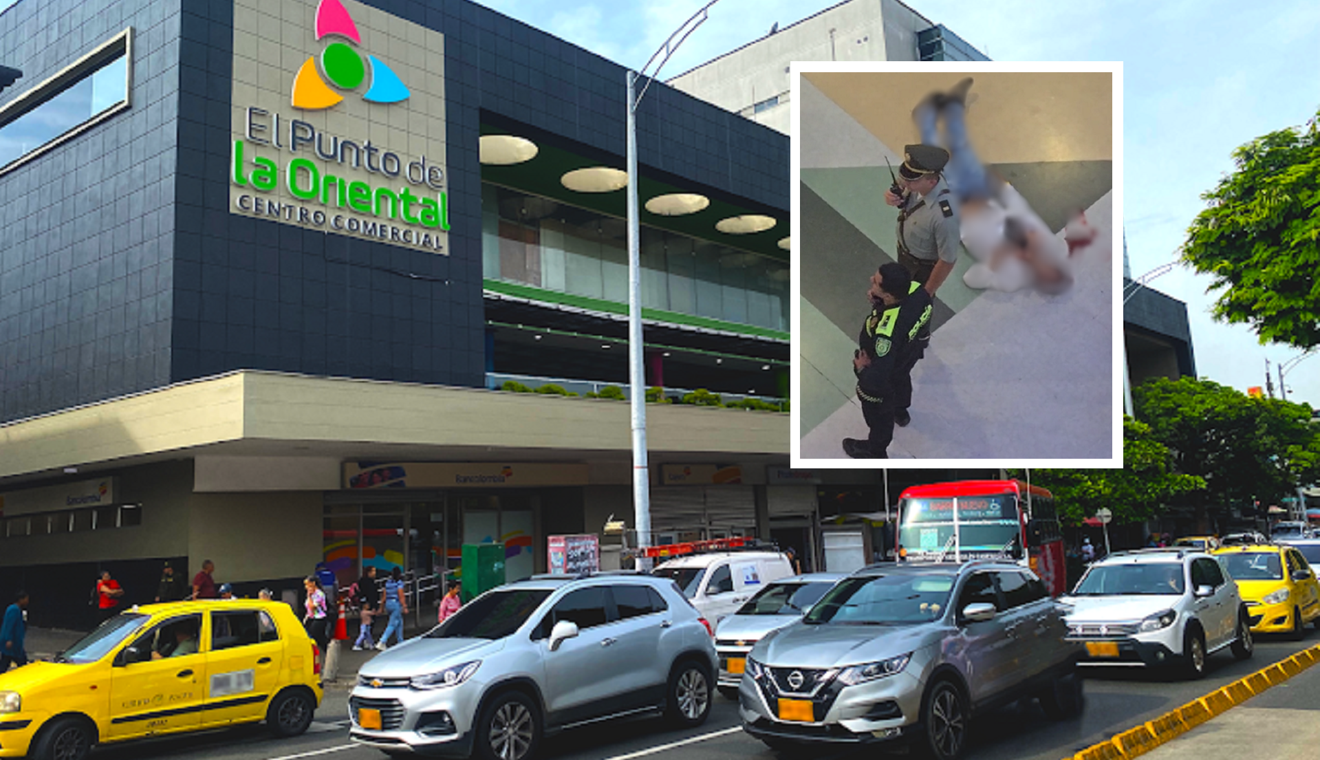 Vigilante mató a hombre en centro comercial de Medellín