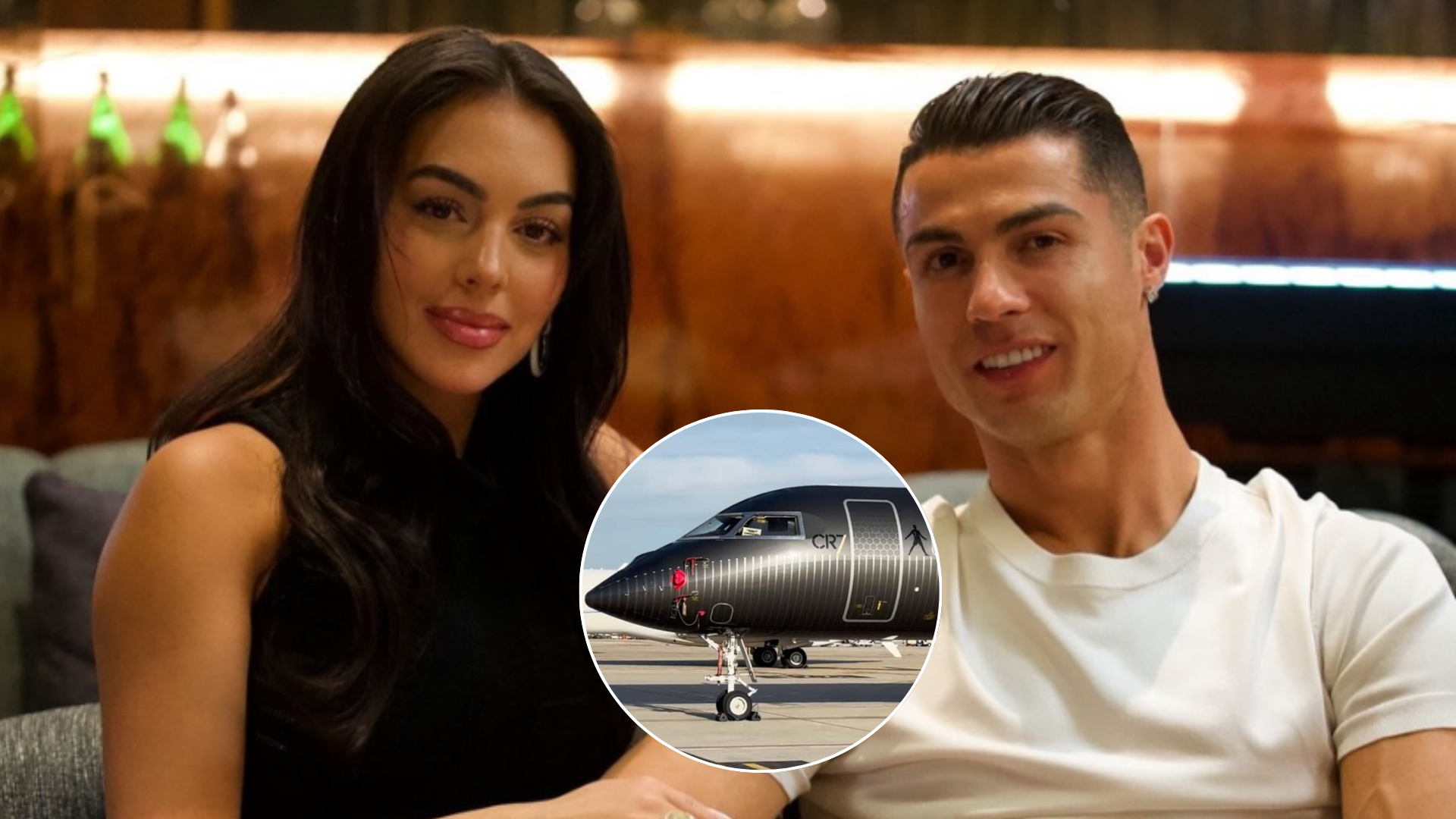 Jet privado de Cristiano Ronaldo y Georgina Rodríguez