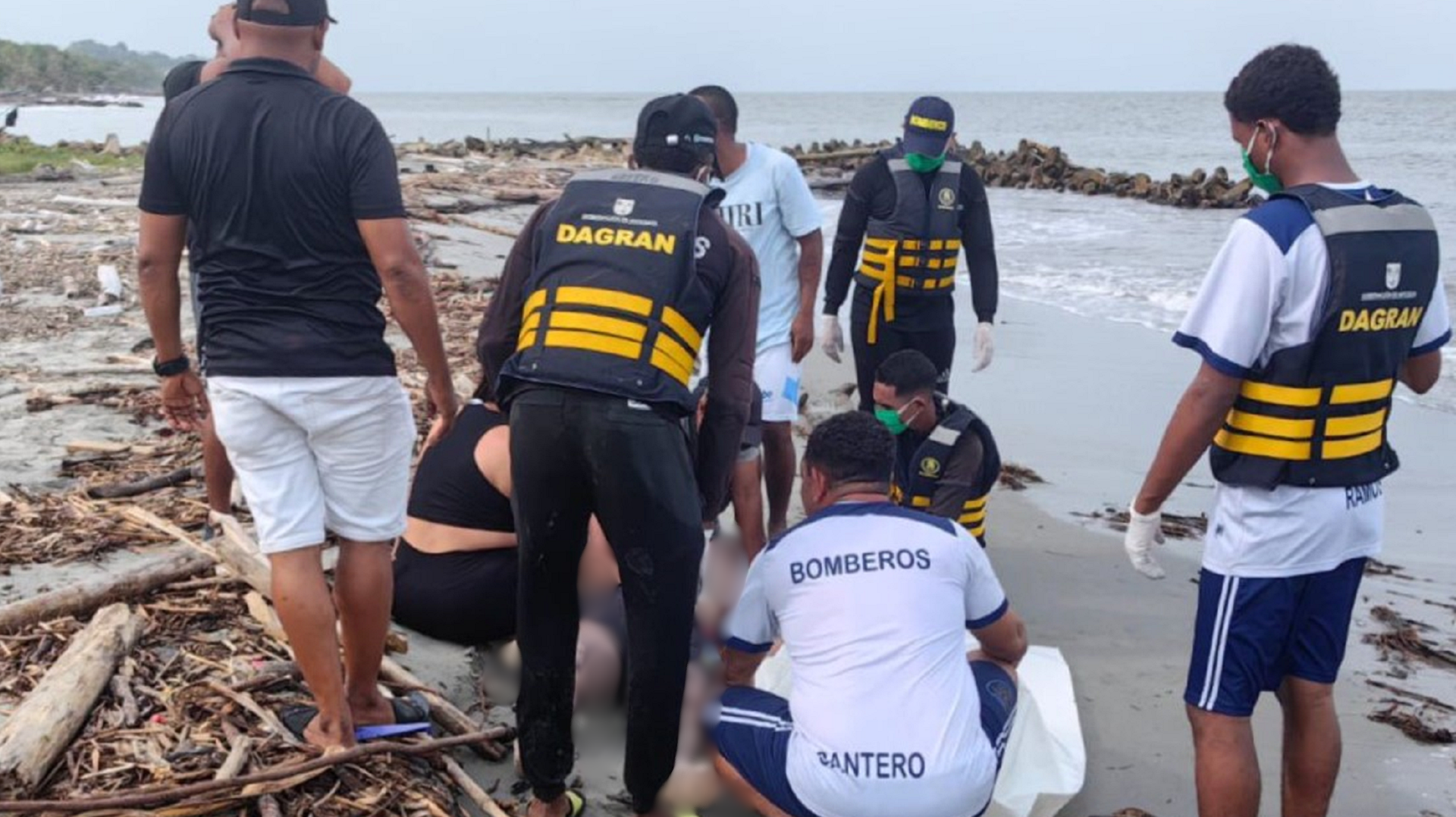 Hombre ahogado en Necoclí se habría metido al mar en medio de un juego
